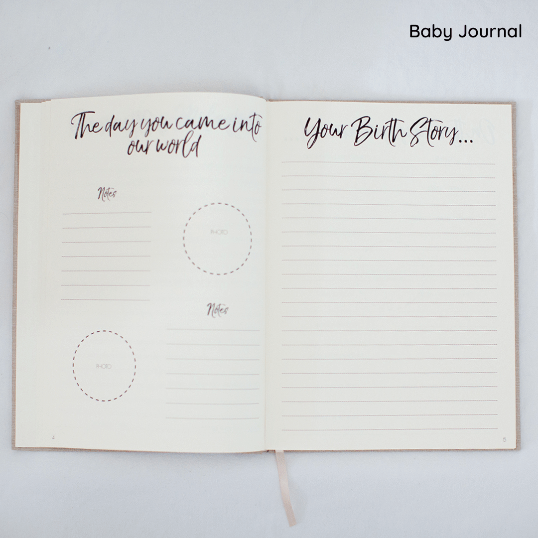 Pregnancy & Baby Journal With FREE Mum's Story Journal