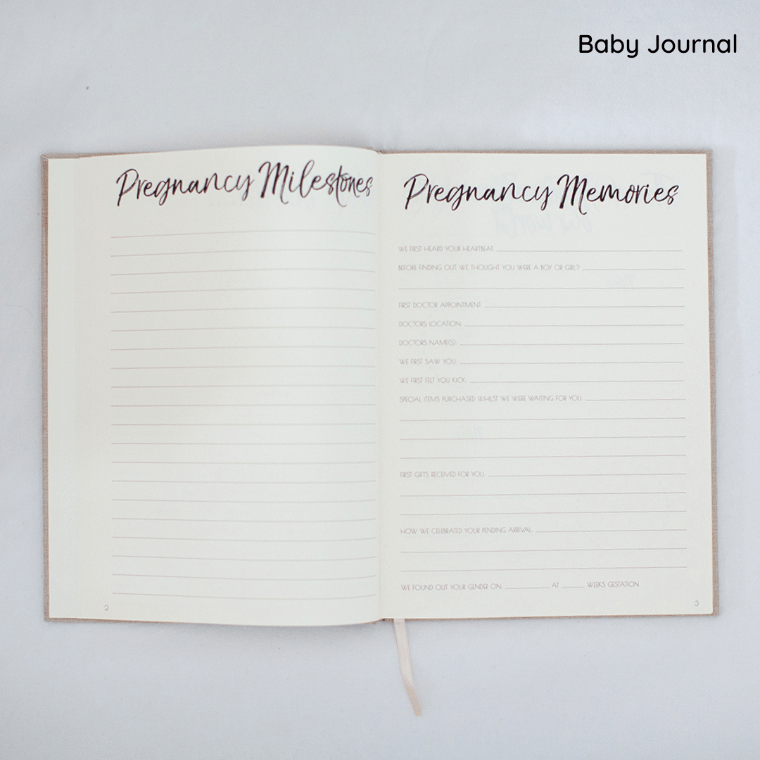 Pregnancy & Baby Journal With FREE Mum's Story Journal