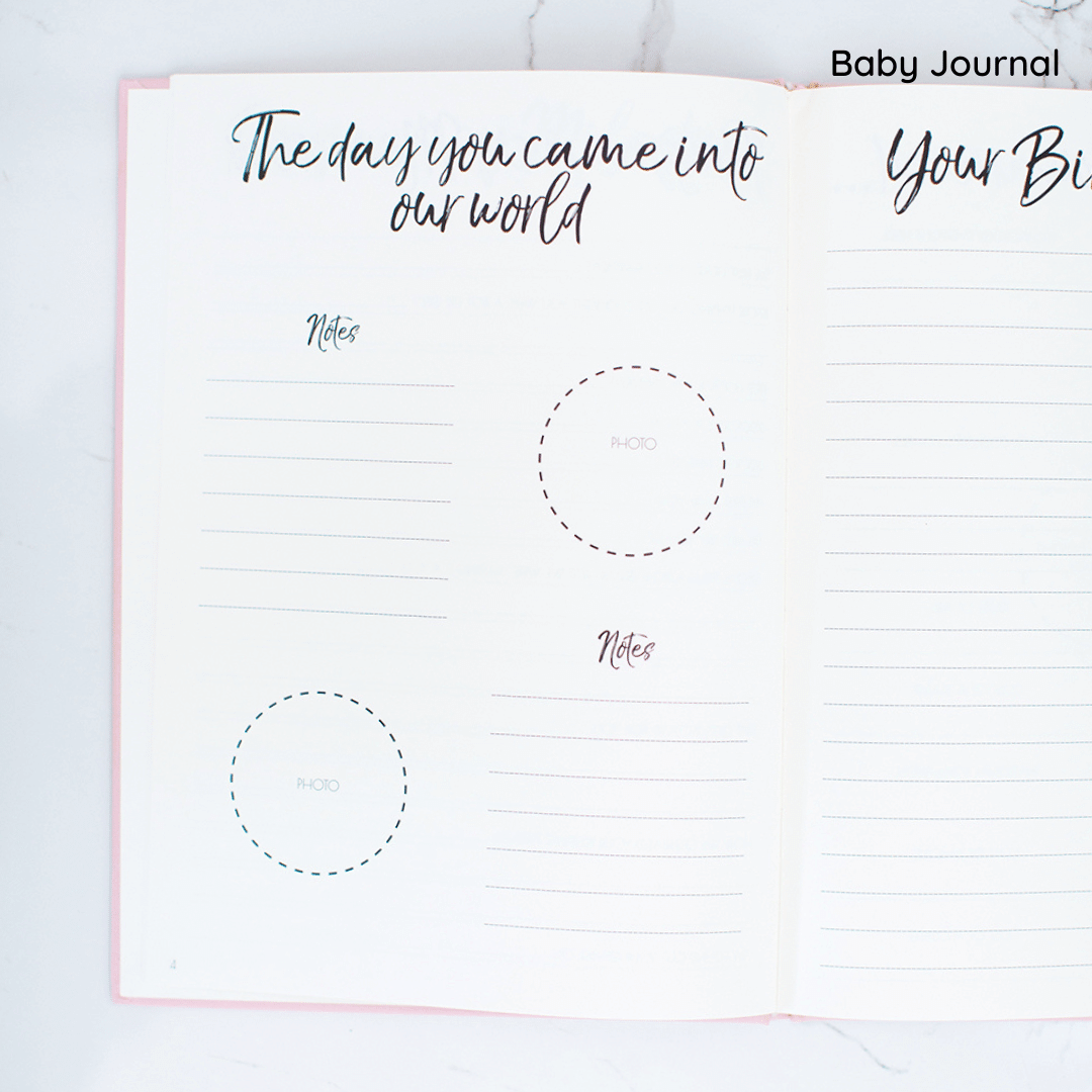 Pregnancy & Baby Journal With FREE Mum's Story Journal