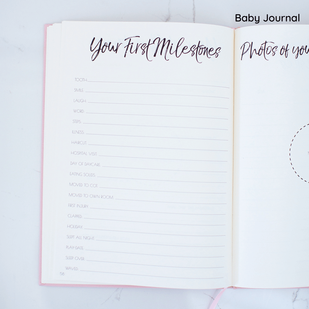 Pregnancy & Baby Journal With FREE Mum's Story Journal