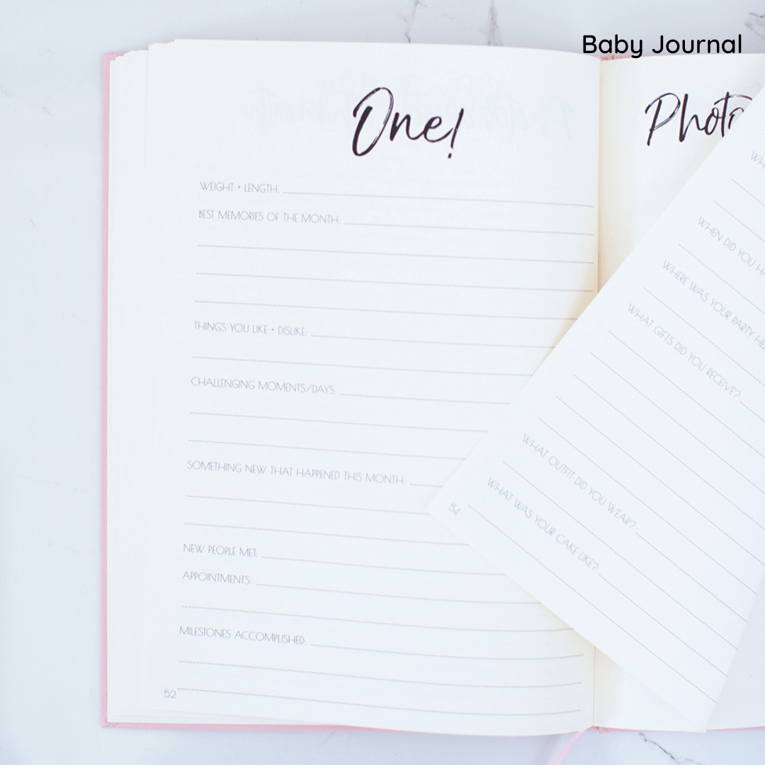 Pregnancy & Baby Journal With FREE Mum's Story Journal