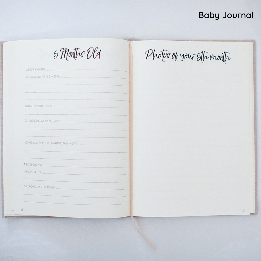 Pregnancy & Baby Journal With FREE Mum's Story Journal