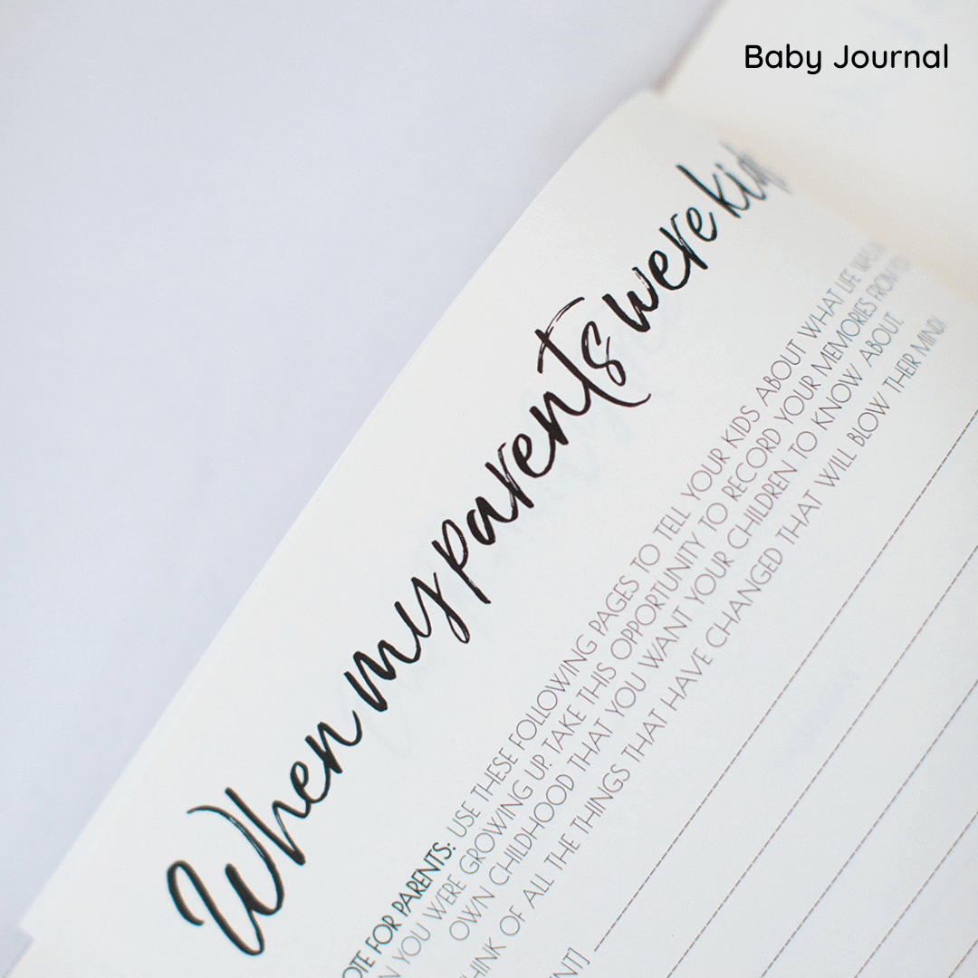 Pregnancy & Baby Journal With FREE Mum's Story Journal