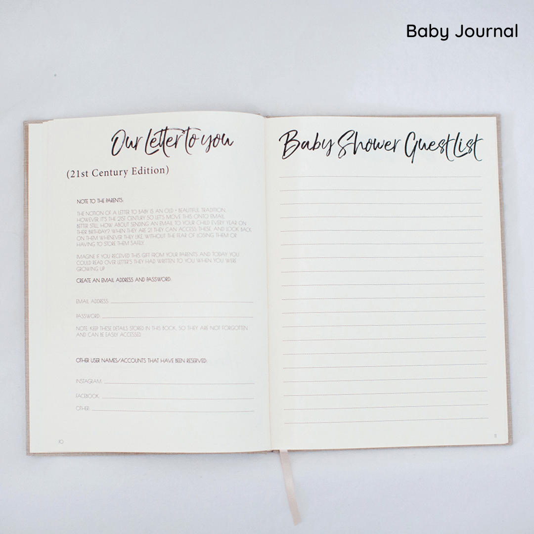 Pregnancy & Baby Journal With FREE Mum's Story Journal