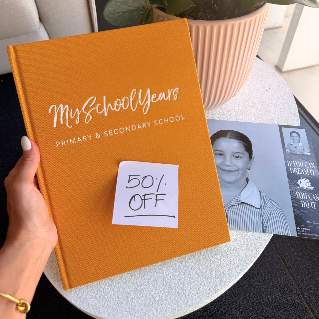 My School Years Journal - Mustard