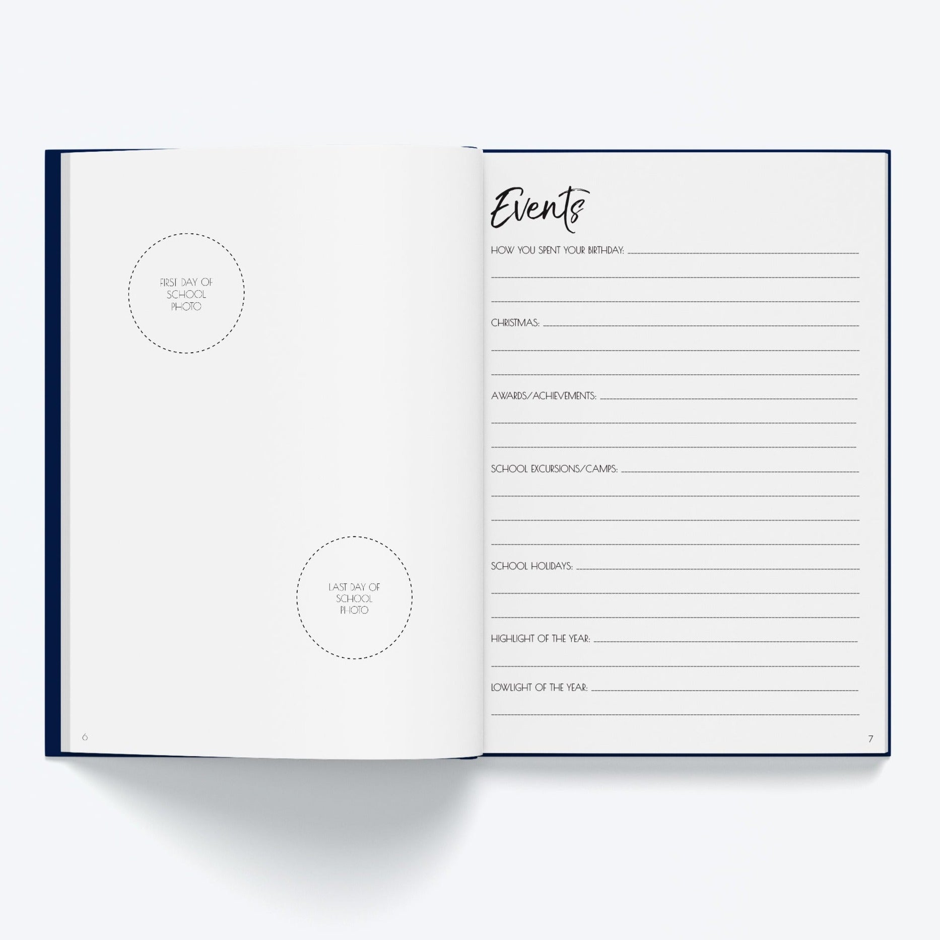 Original My School Years Journal - 40% OFF GREY!