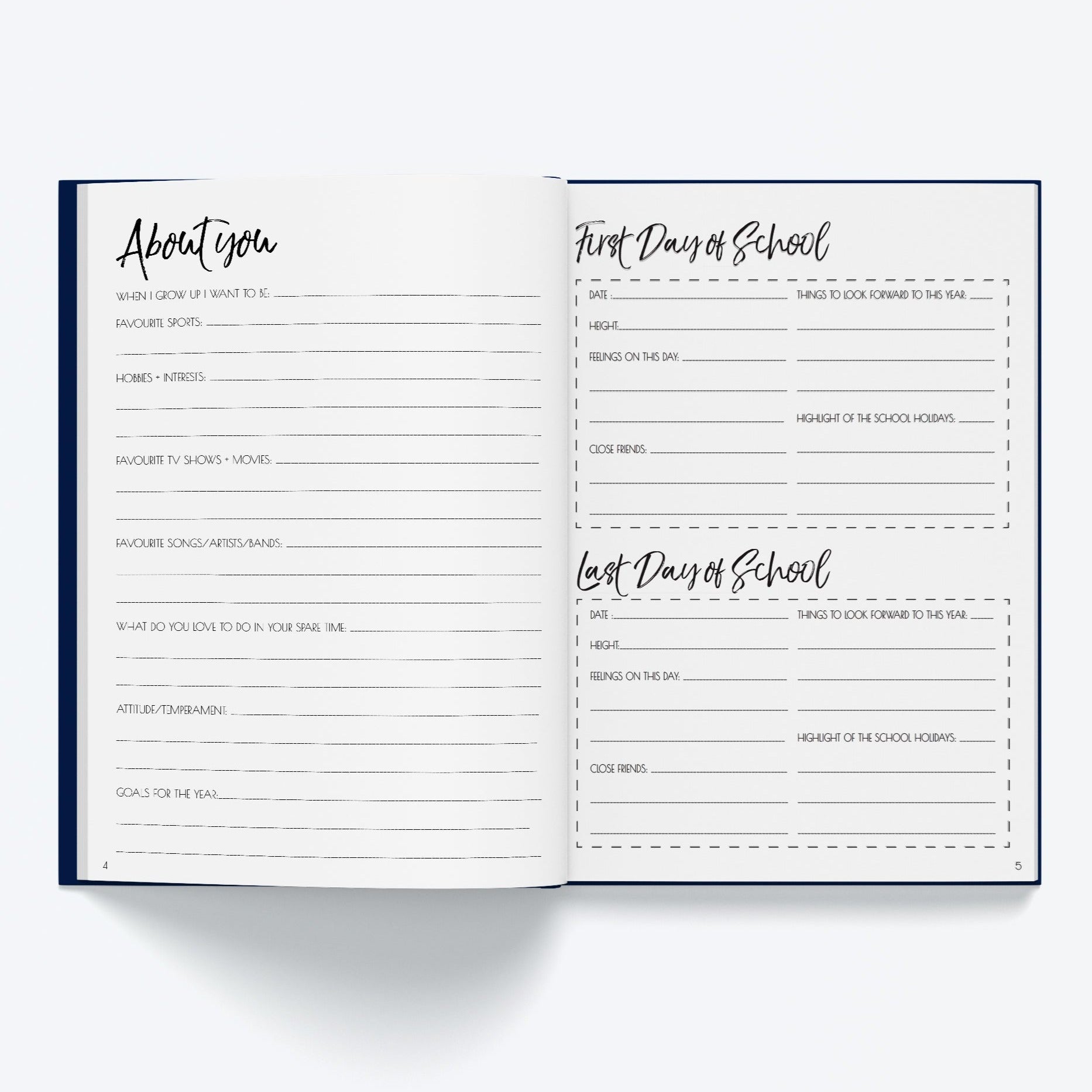 Buy 2 School Years Journals Get 1 Free