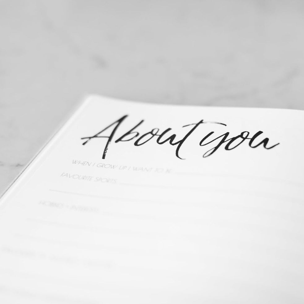 Baby Journal & School Years Journal Bundle