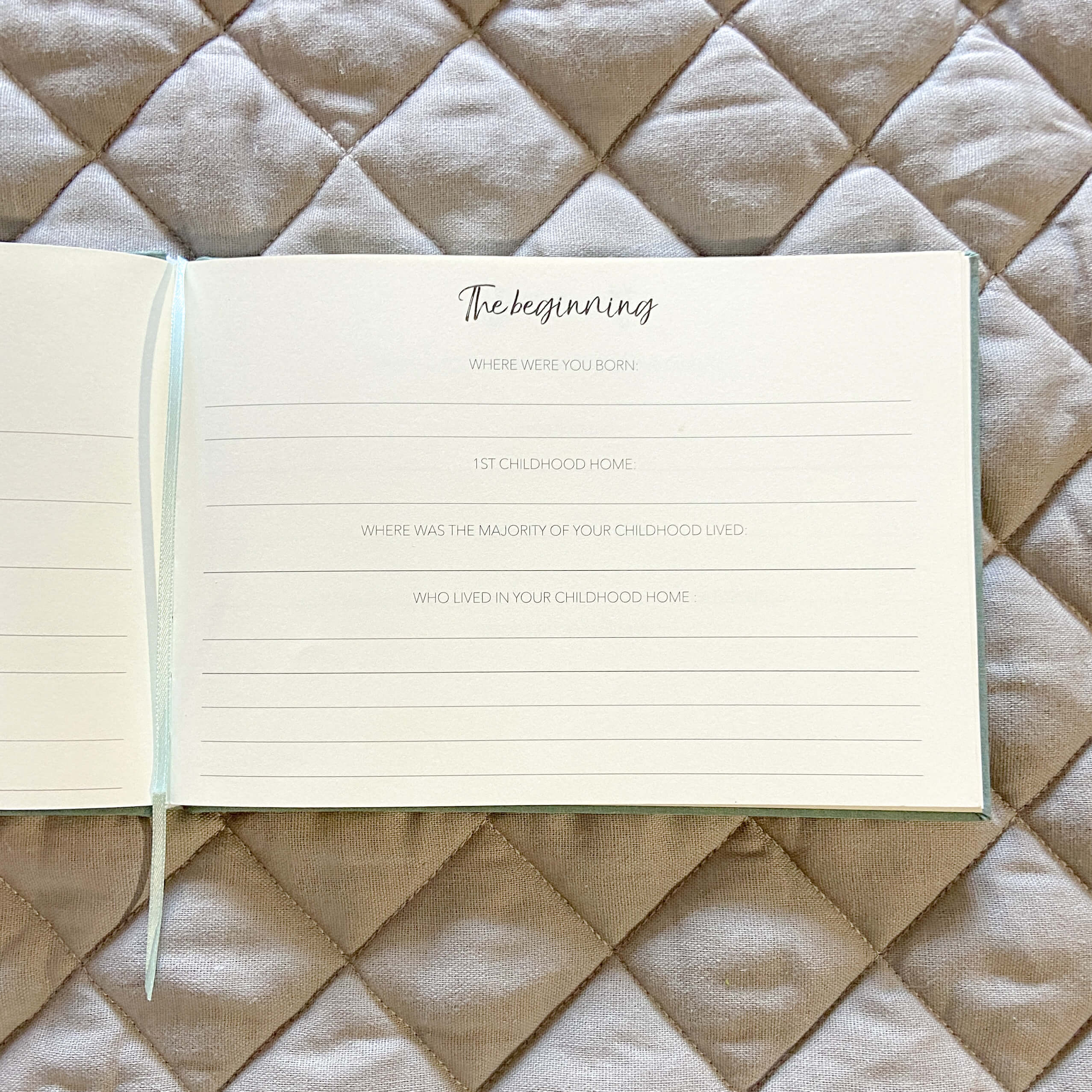 Mum's Story - A Journal About Mum