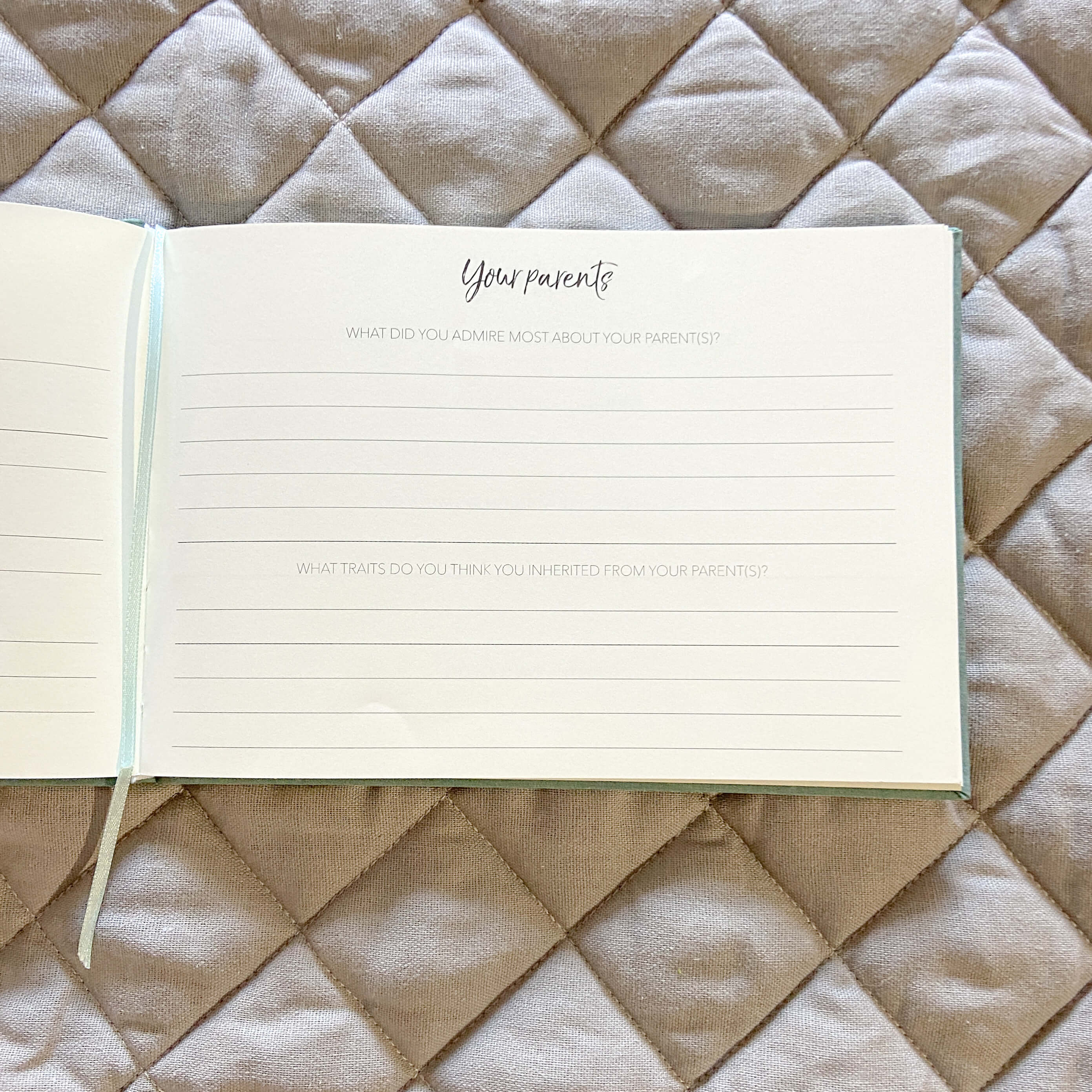 Mum's Story - A Journal About Mum