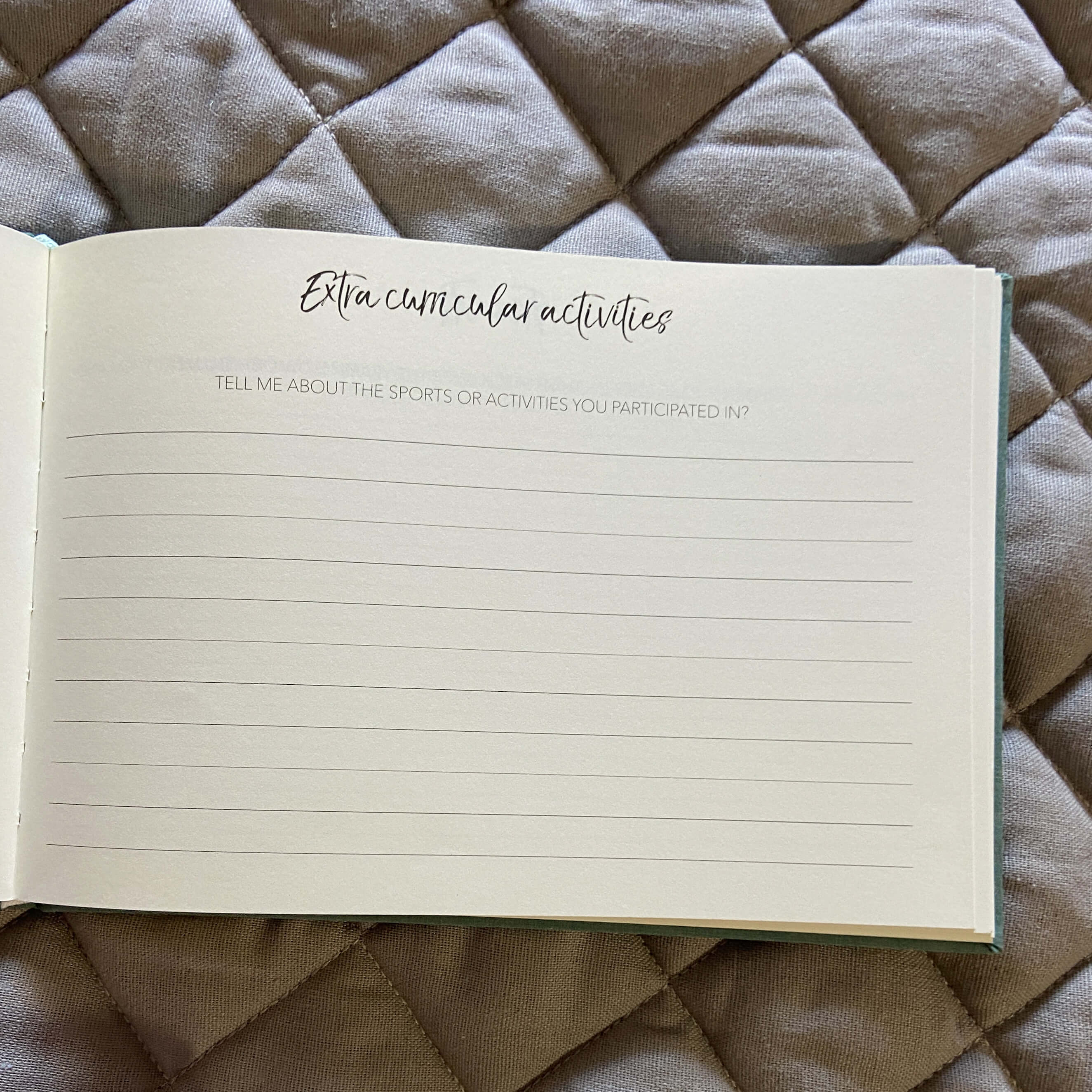 Mum's Story - A Journal About Mum