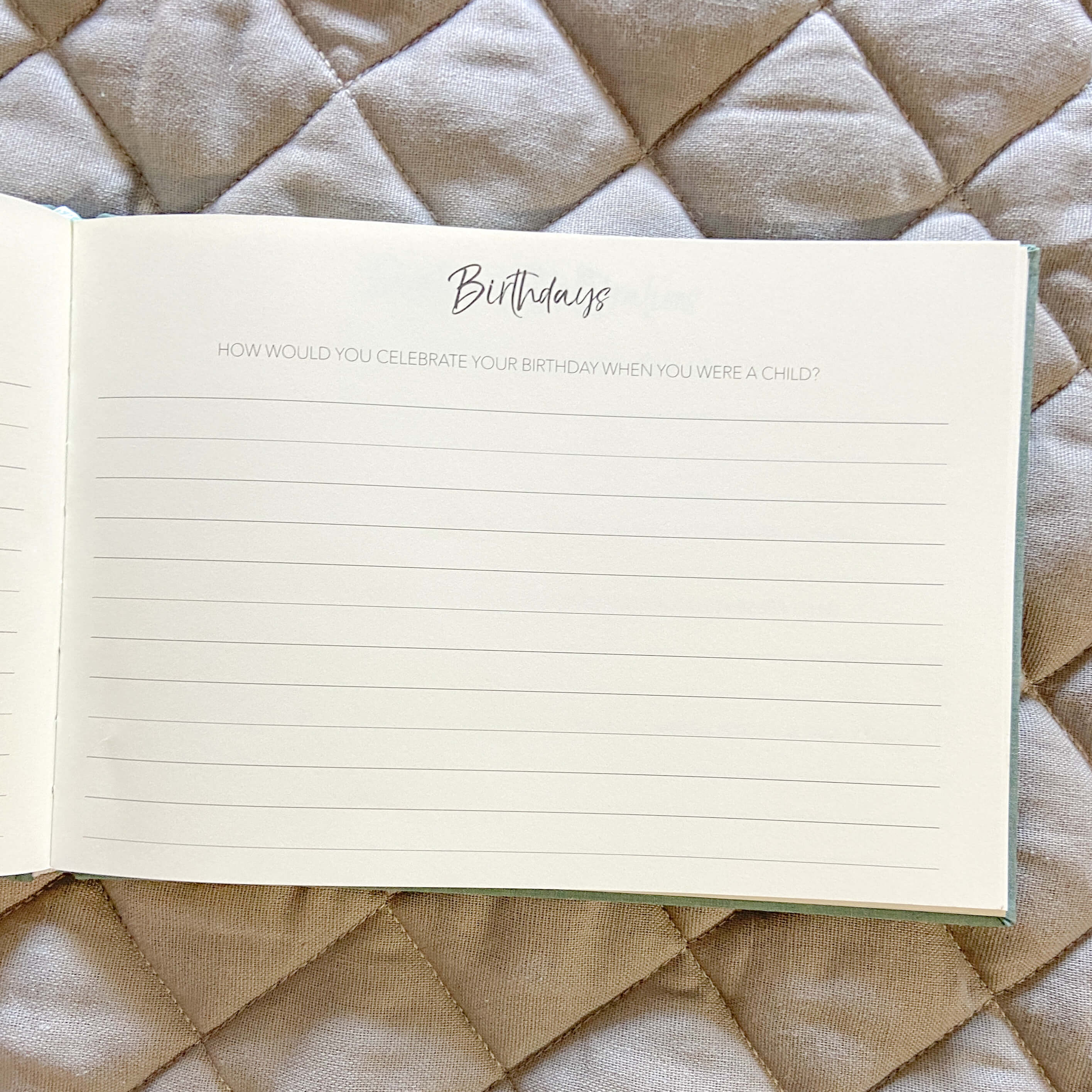 Mum's Story - A Journal About Mum