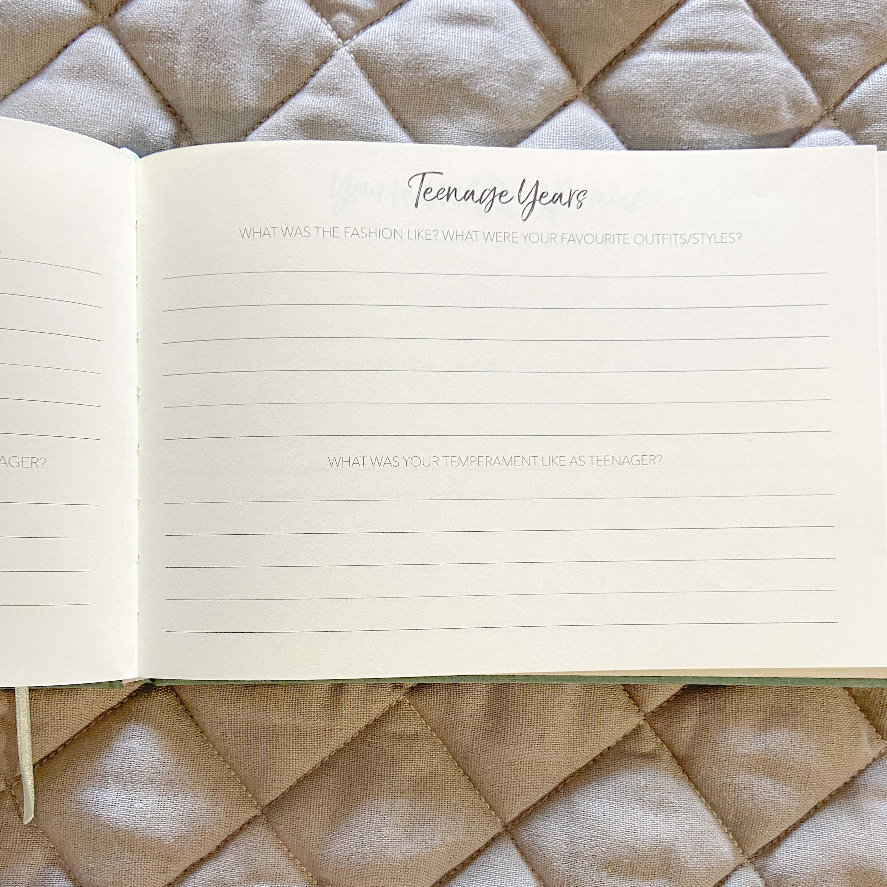 Mum's Story - A Journal About Mum