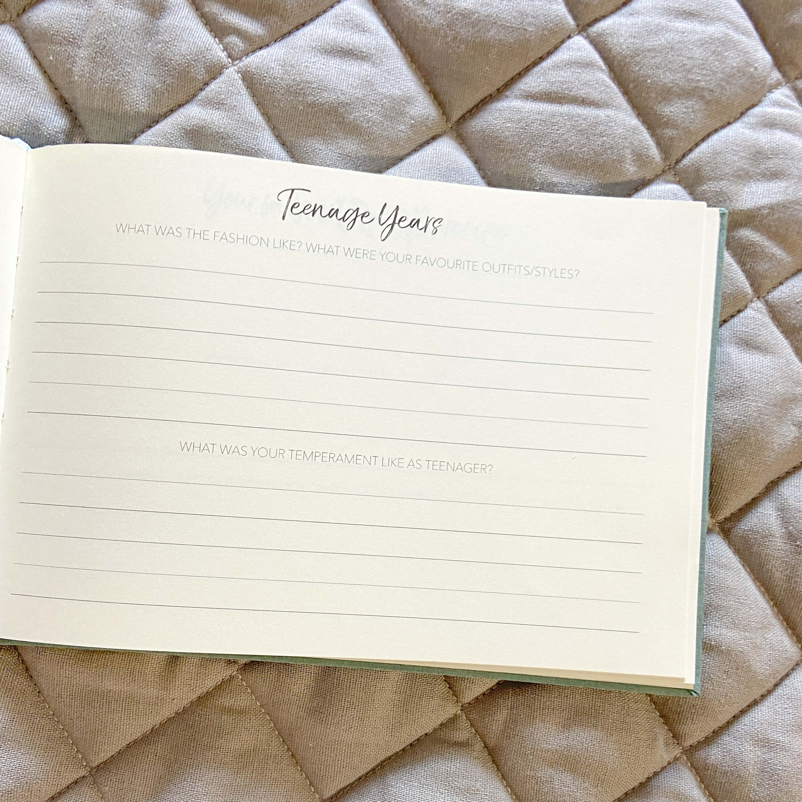 Mum's Story - A Journal About Mum