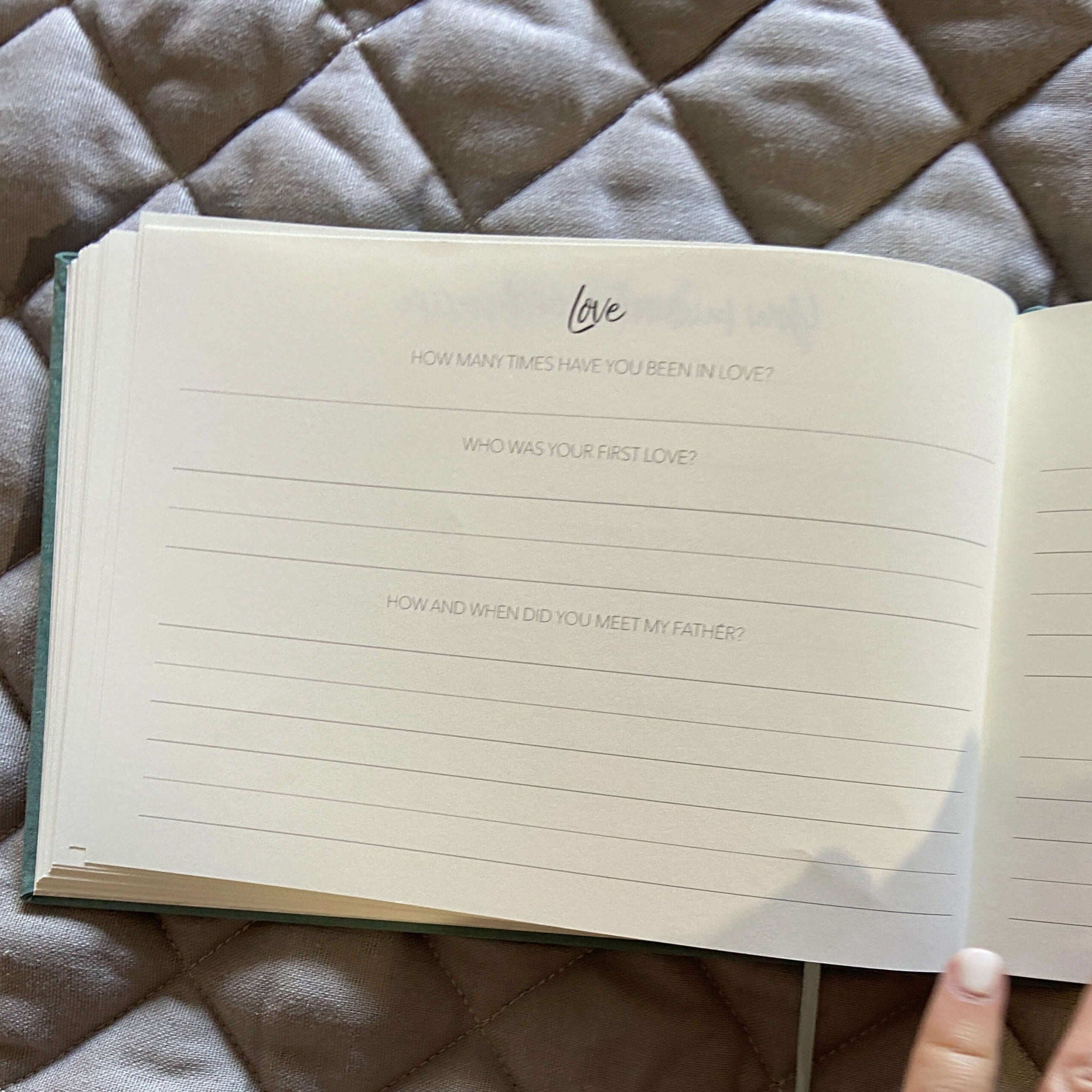 Mum's Story - A Journal About Mum