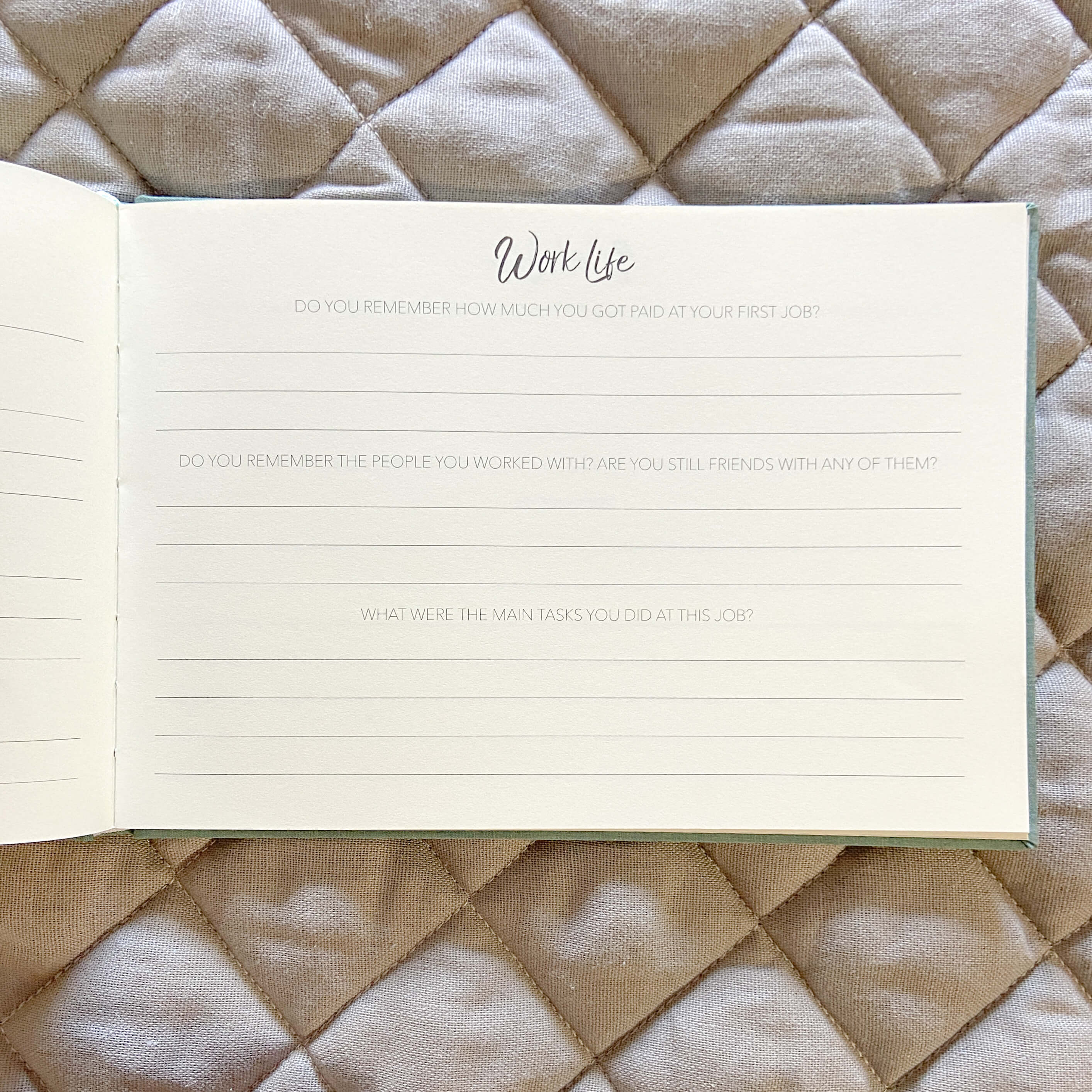 Mum's Story - A Journal About Mum