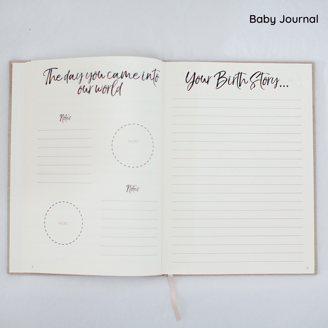 Baby Journal & School Years Journal Bundle