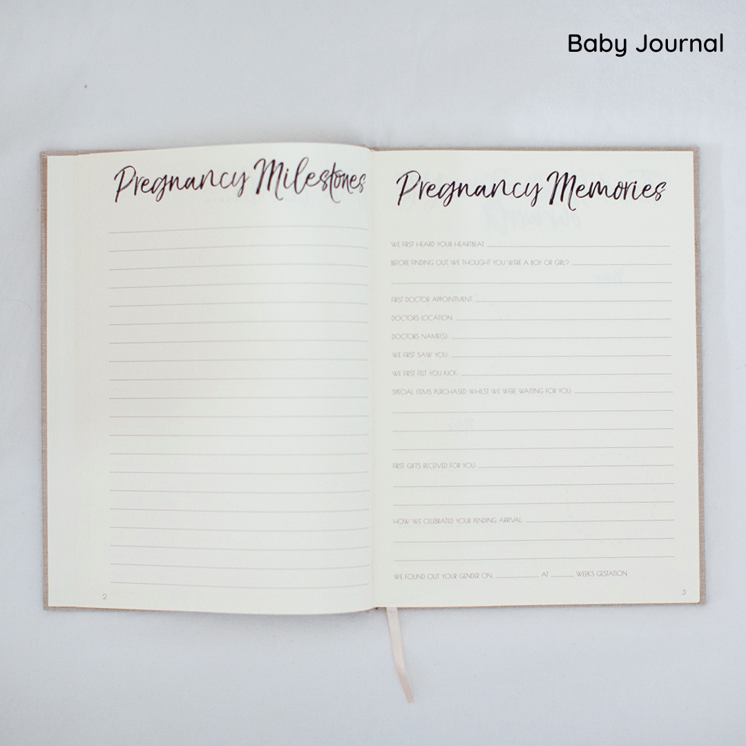 Baby Journal & School Years Journal Bundle