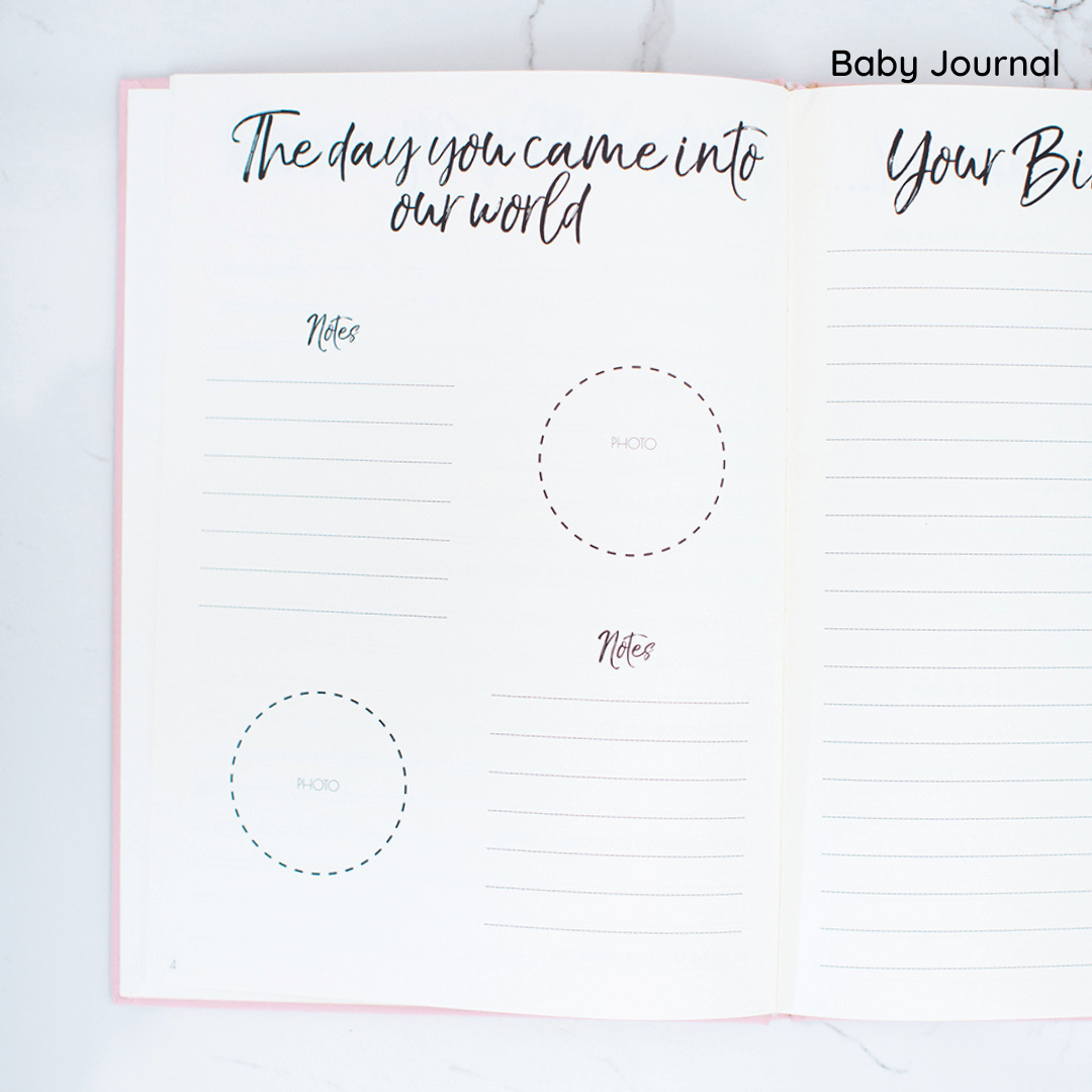 Baby Journal & School Years Journal Bundle