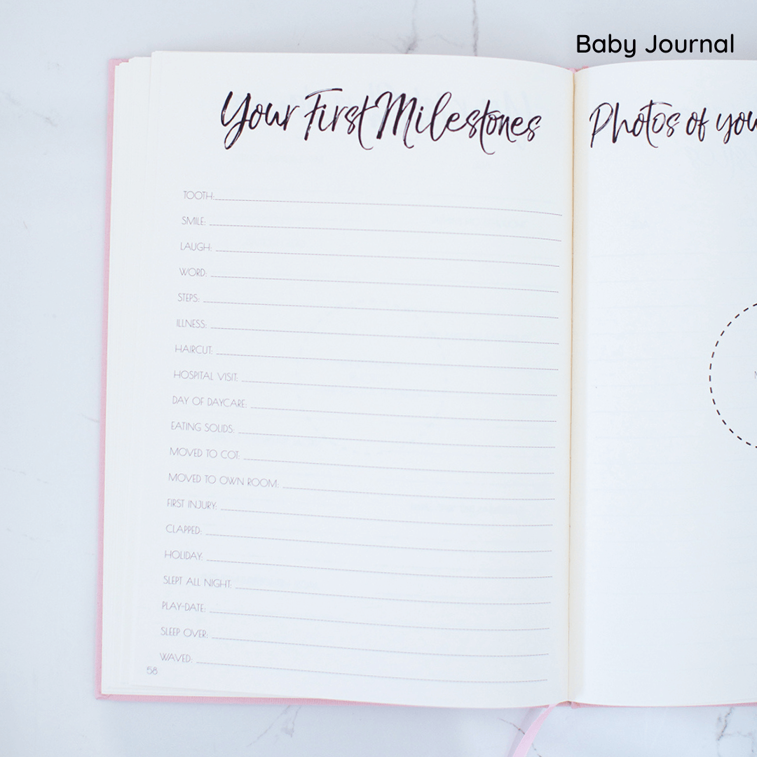 Baby Journal & School Years Journal Bundle