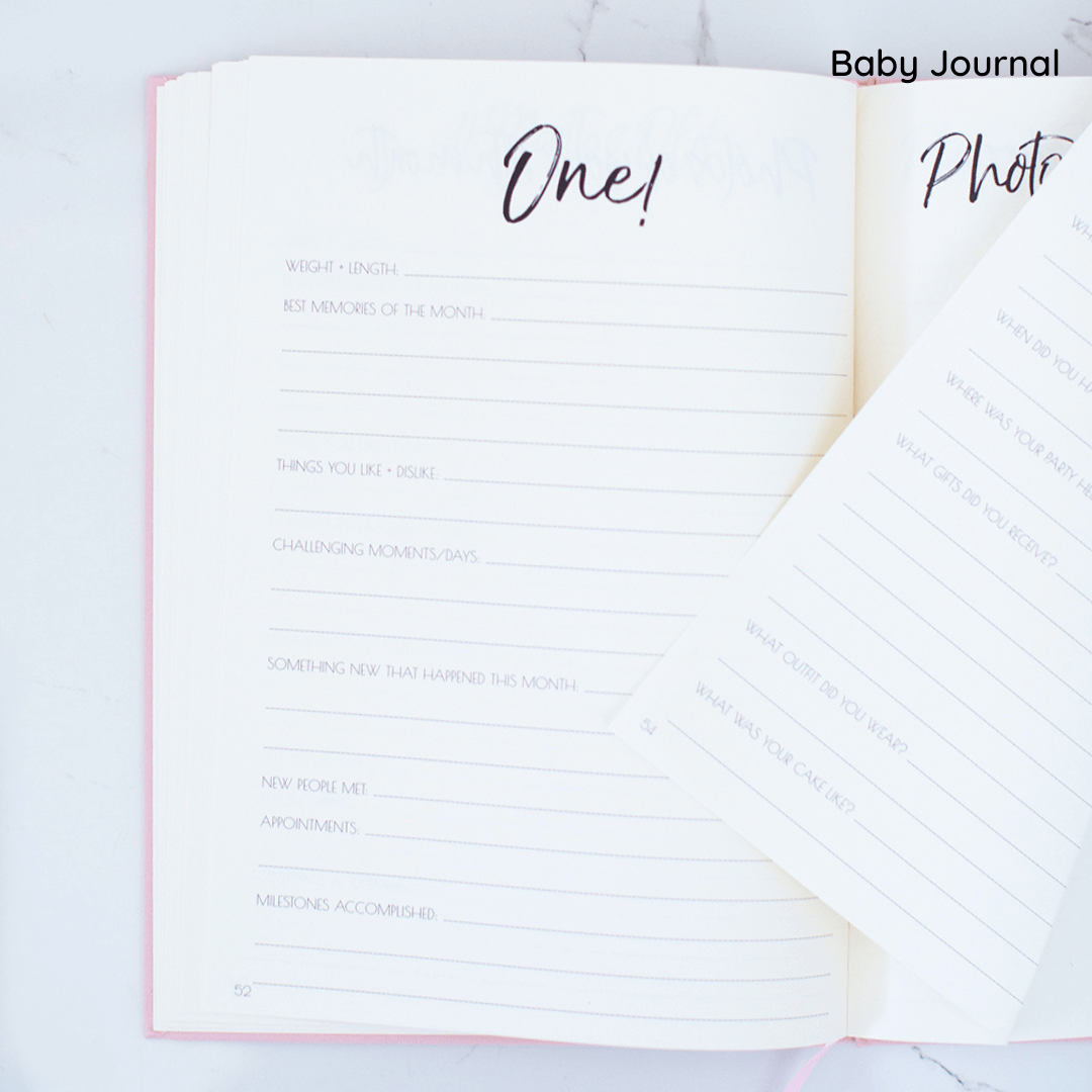 Baby Journal & School Years Journal Bundle