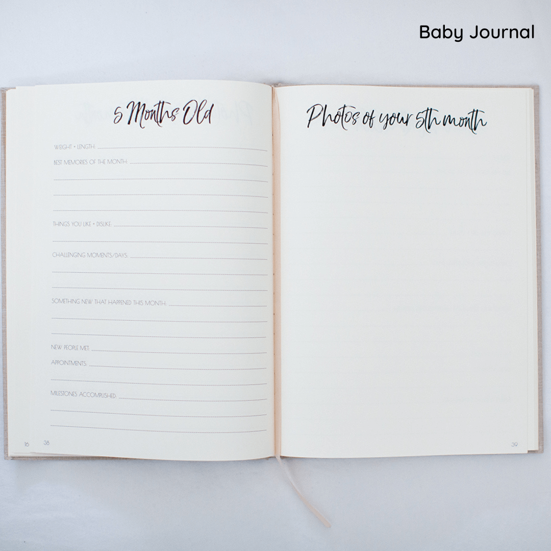 Baby Journal & School Years Journal Bundle
