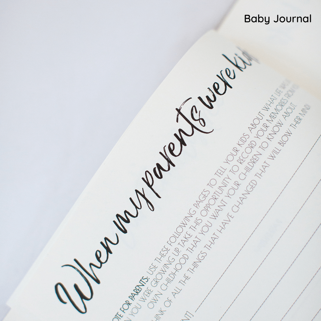 Baby Journal & School Years Journal Bundle