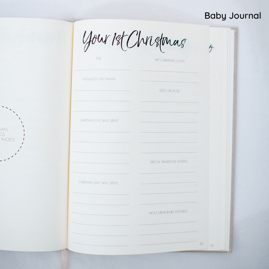Baby Journal & School Years Journal Bundle