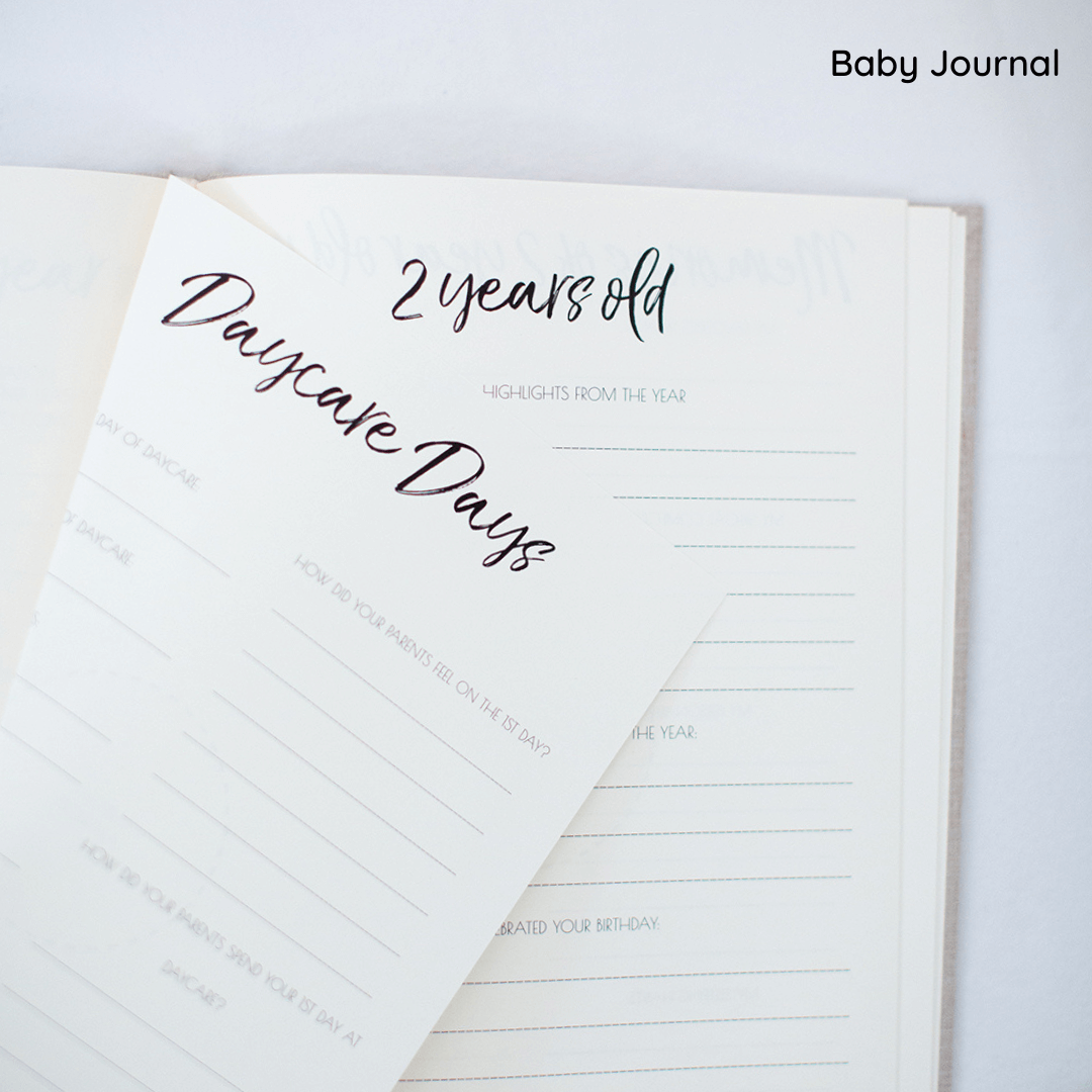 Baby Journal & School Years Journal Bundle