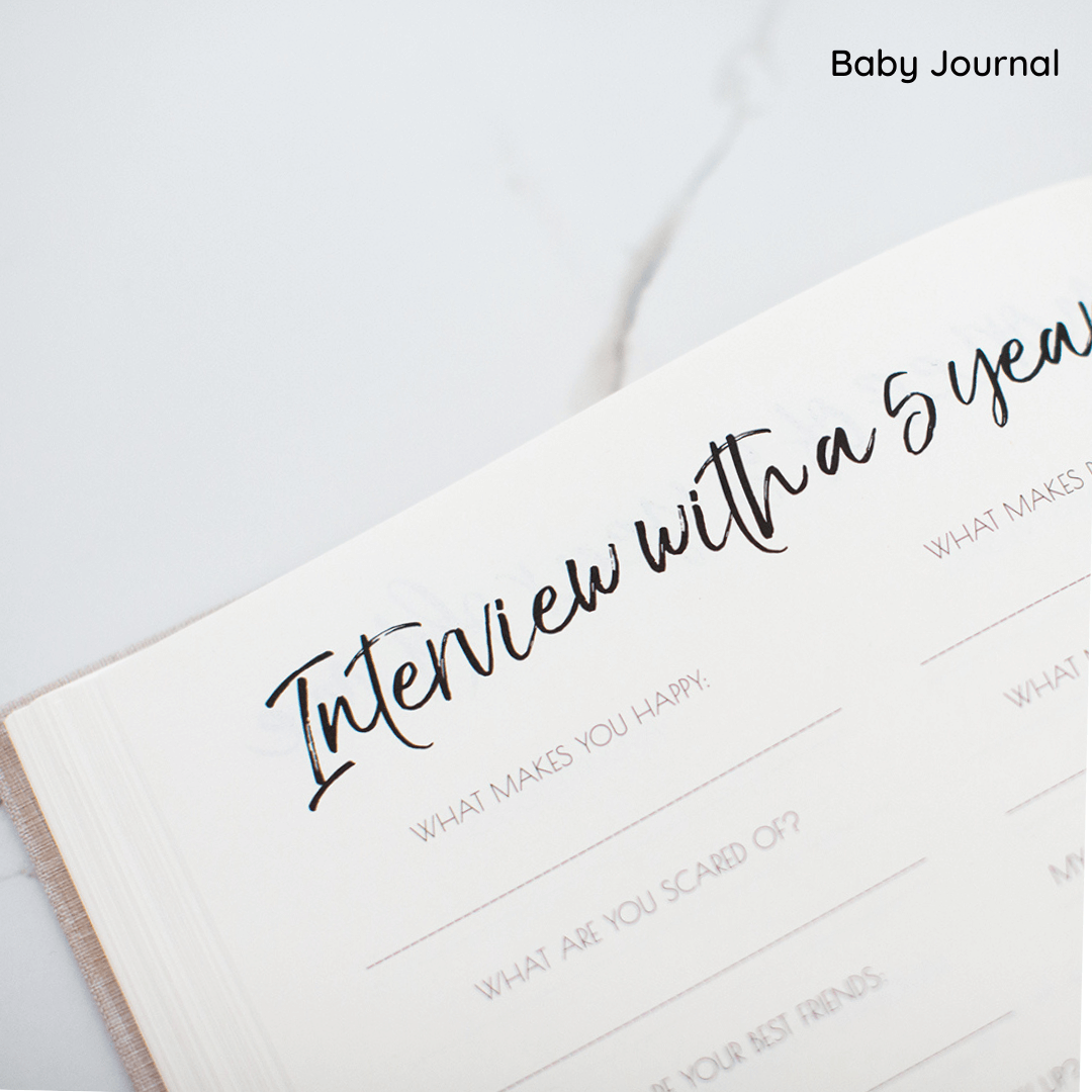 Baby Journal & School Years Journal Bundle