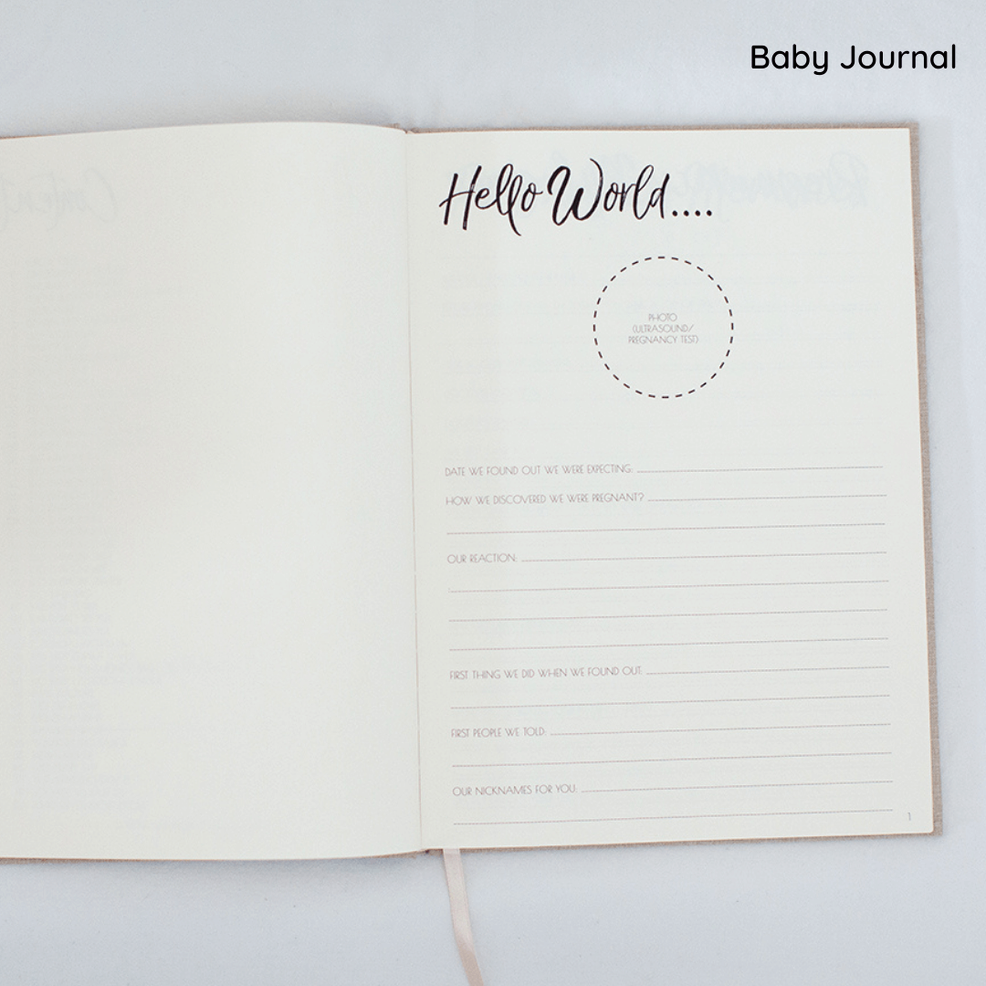 Baby Journal & School Years Journal Bundle