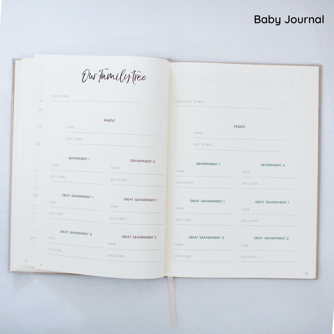 Baby Journal & School Years Journal Bundle