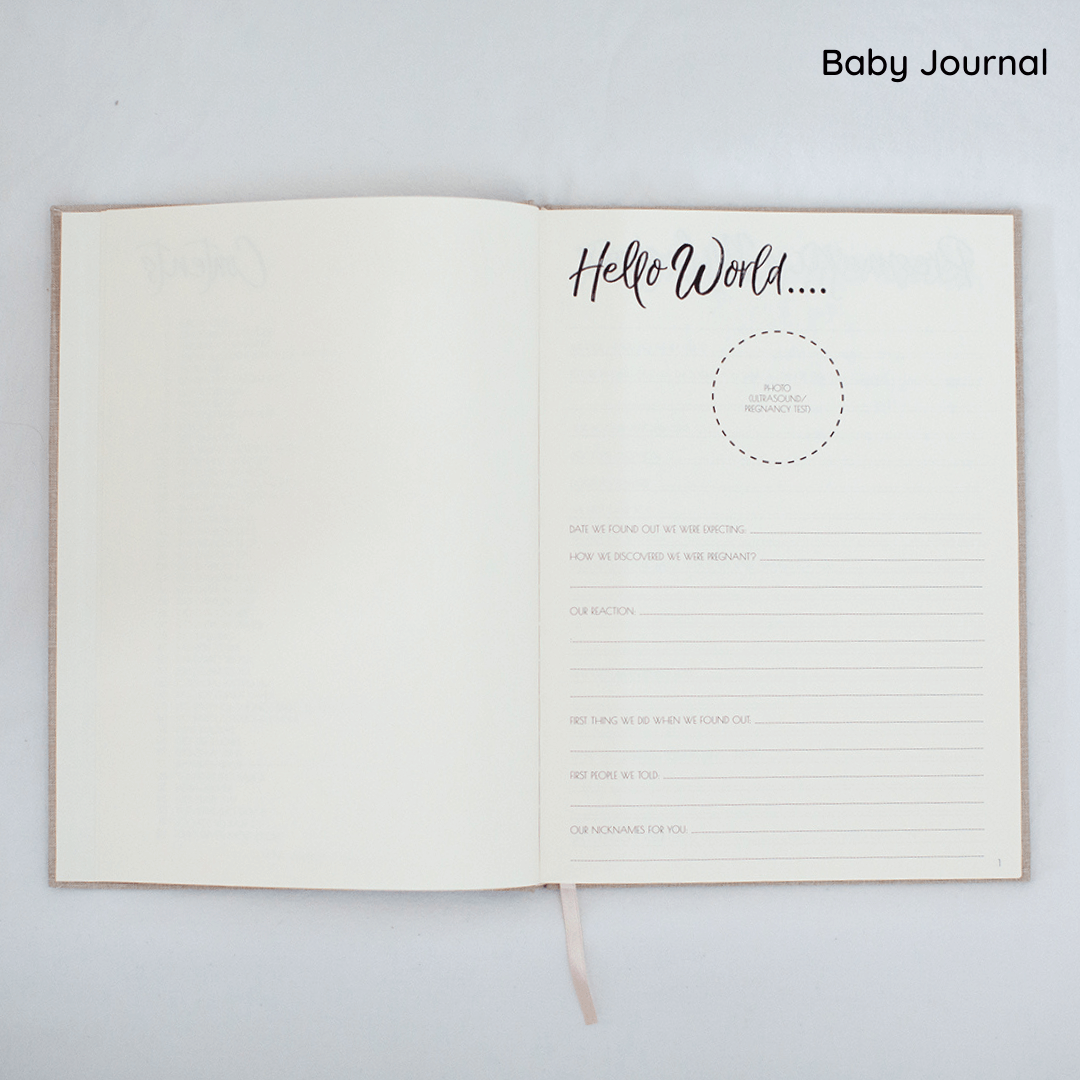 Baby Journal & School Years Journal Bundle