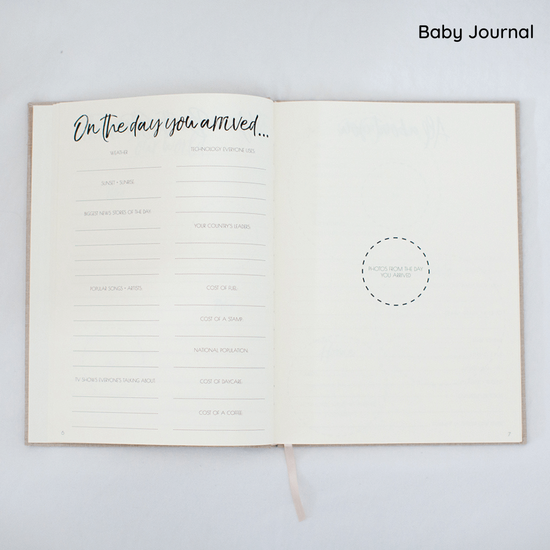Baby Journal & School Years Journal Bundle