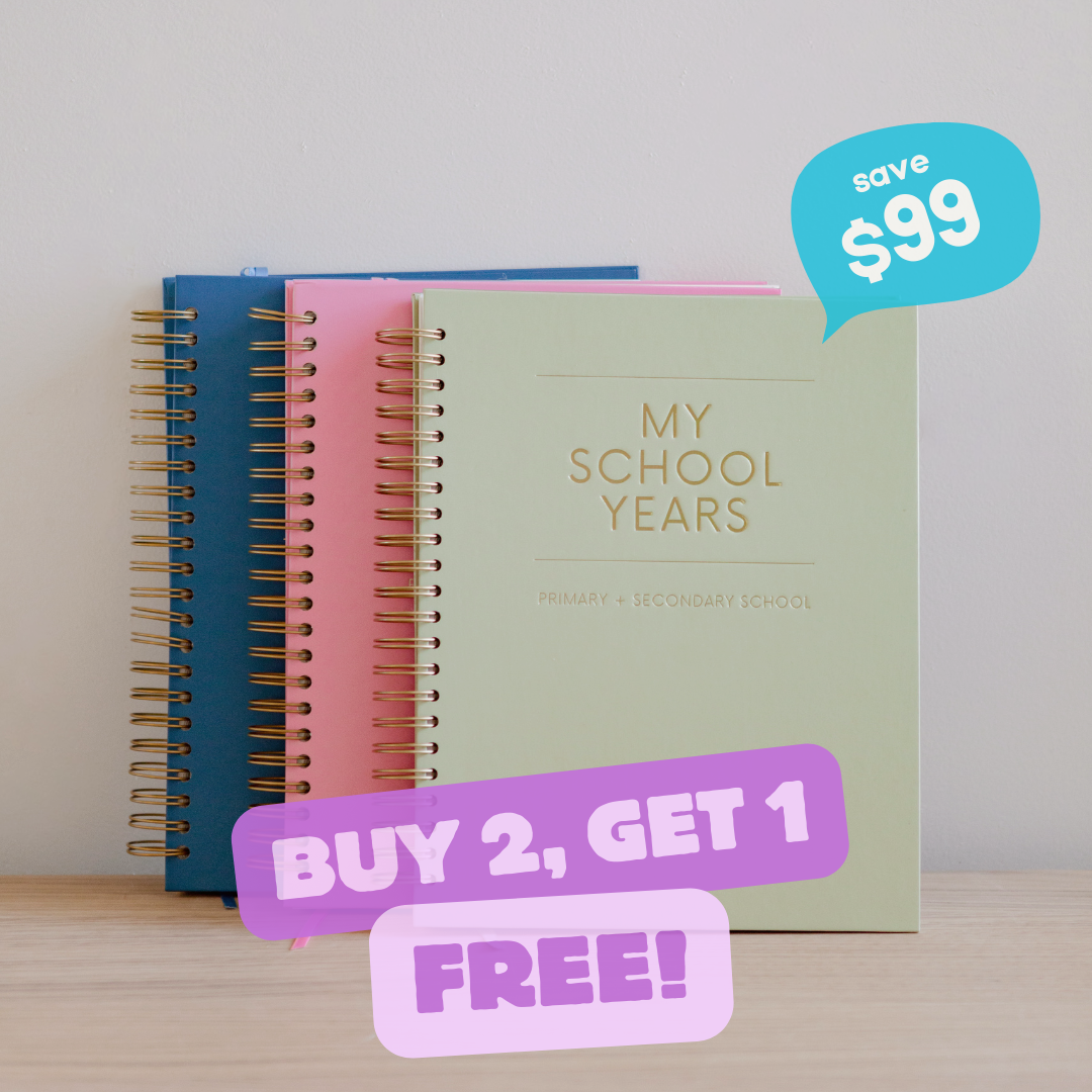 Luxe School Years Journal 3-pack, Buy 2 Get 1 Free offer